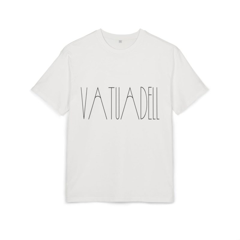 Camiseta oversize gruesa - Blanco puro - Camiseta «Vatuadell estirat»