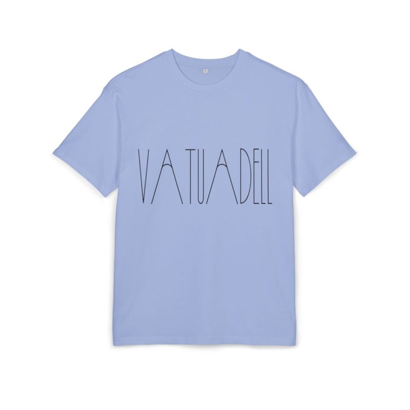 Camiseta oversize gruesa - Azul violeta - Camiseta «Vatuadell estirat»