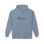 Sudadera Softstyle con capucha - Azul piedra - Camiseta «Te ventaré, ventall» Sudadera Softstyle con capucha - Azul piedra - Camiseta «Te ventaré, ventall»