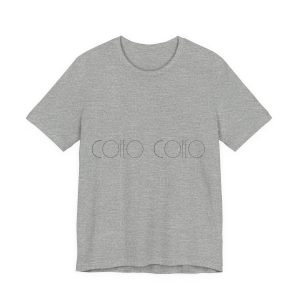 Camiseta jersey manga corta - Gris jaspeado - Camiseta «Copeo Copeo»