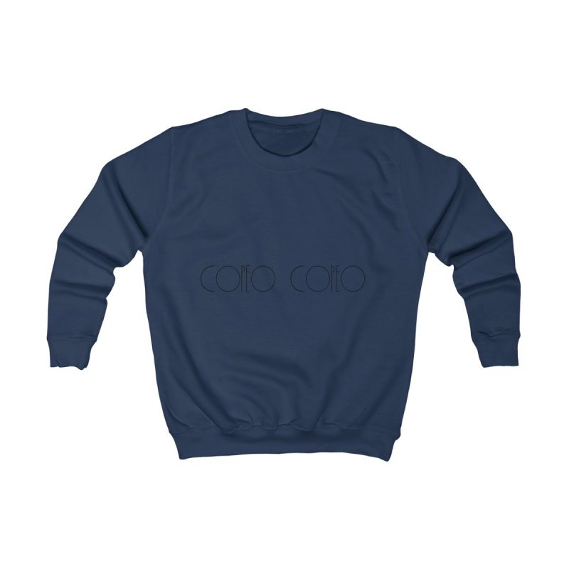 Sudadera infantil - Azul marino Oxford - Camiseta «Copeo Copeo»