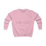 Sudadera infantil - Rosa bebe - Camiseta «Copeo Copeo»