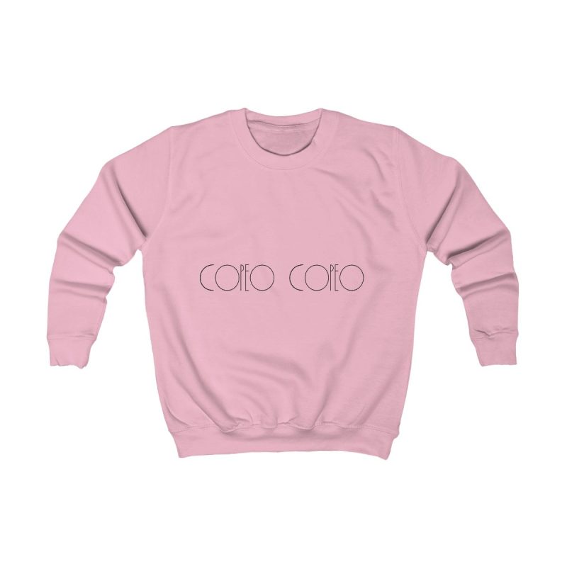 Sudadera infantil - Rosa bebe - Camiseta «Copeo Copeo»