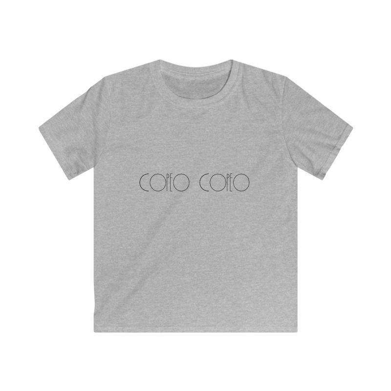 Camiseta infantil Softstyle - Gris deportivo - Camiseta «Copeo Copeo»