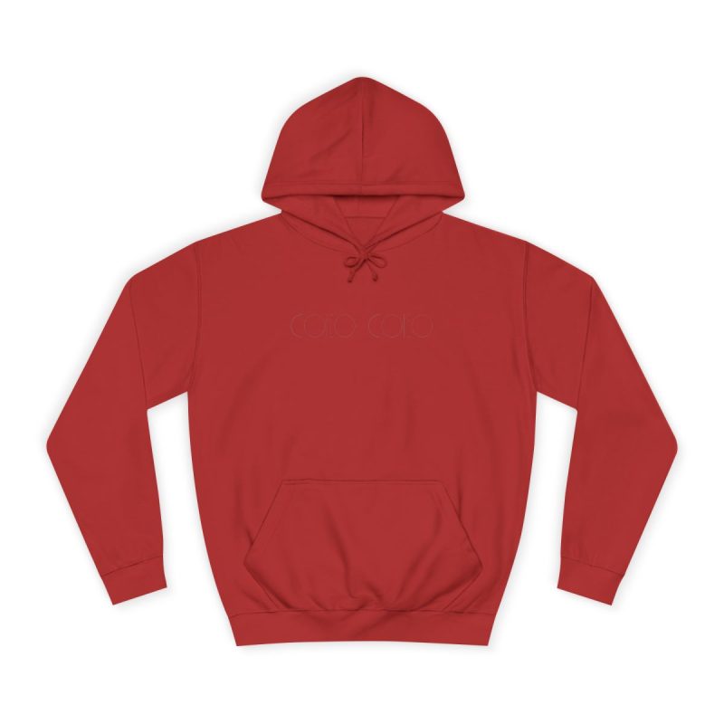 Sudadera universitaria - Rojo fuego - Camiseta «Copeo Copeo»