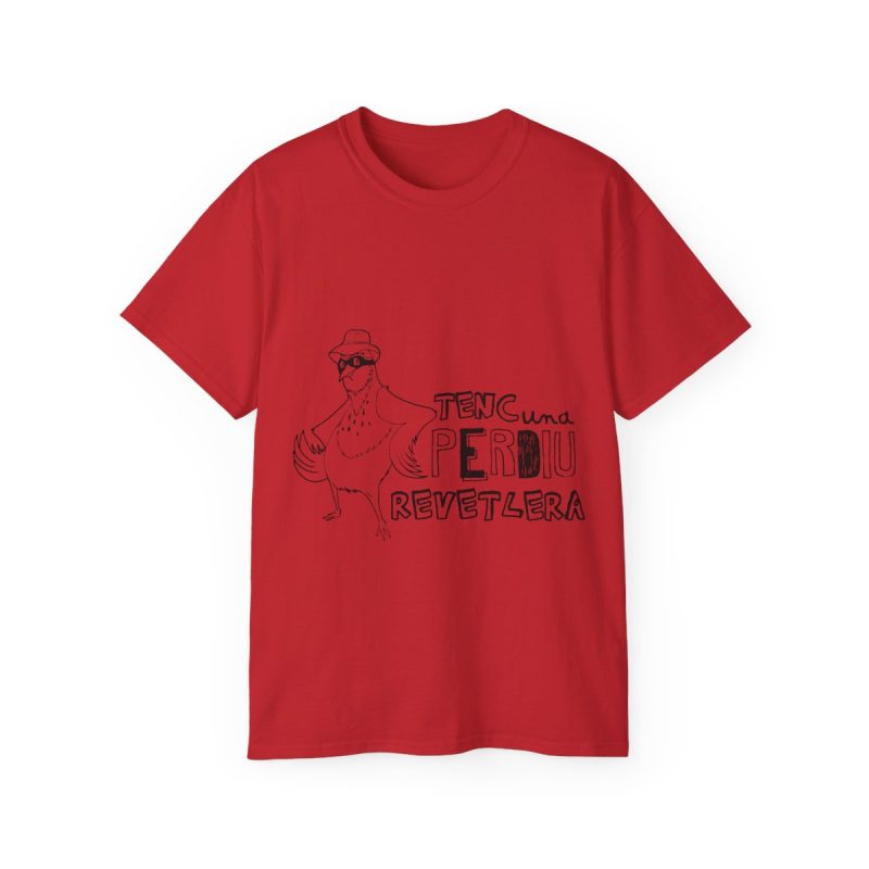 Camiseta ultra algodon - Rojo - Camiseta «Tenc una perdiu revetlera»
