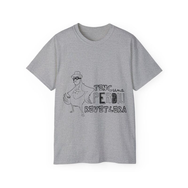 Camiseta ultra algodon - Gris deportivo - Camiseta «Tenc una perdiu revetlera»