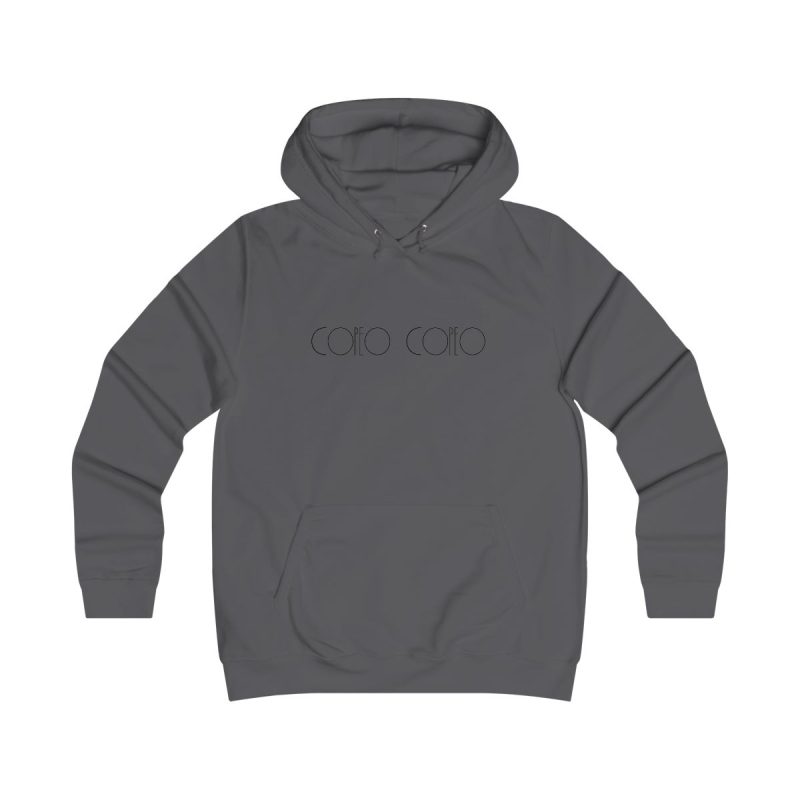 Sudadera universitaria mujer - Gris marengo - Camiseta «Copeo Copeo»