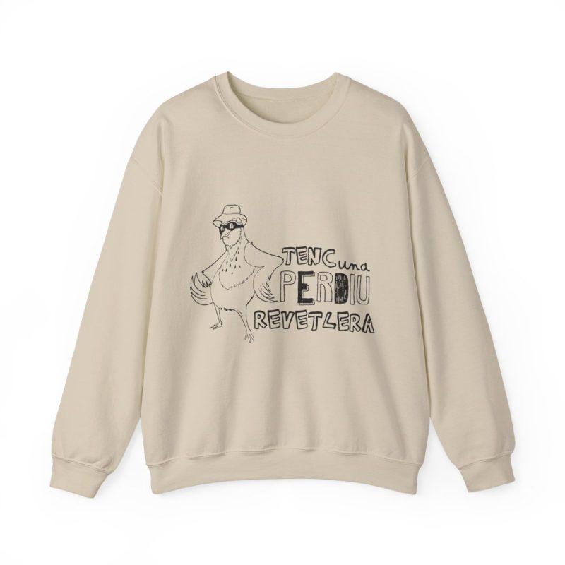 Sudadera cuello redondo - Arena - Camiseta «Tenc una perdiu revetlera»