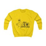 Sudadera infantil - Amarillo sol - Camiseta «Tenc una perdiu revetlera» Sudadera infantil - Amarillo sol - Camiseta «Tenc una perdiu revetlera»