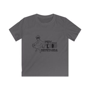 Camiseta infantil Softstyle - Gris marengo - Camiseta «Tenc una perdiu revetlera»