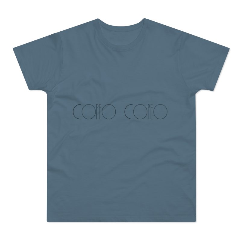 Camiseta hombre punto liso - Azul piedra - Camiseta «Copeo Copeo»