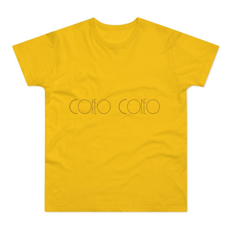 Camiseta hombre punto liso - Amarillo dorado - Camiseta «Copeo Copeo»