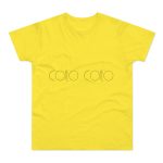 Camiseta hombre punto liso - Amarillo solar - Camiseta «Copeo Copeo»