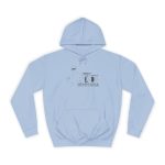 Sudadera universitaria - Azul cielo - Camiseta «Tenc una perdiu revetlera»