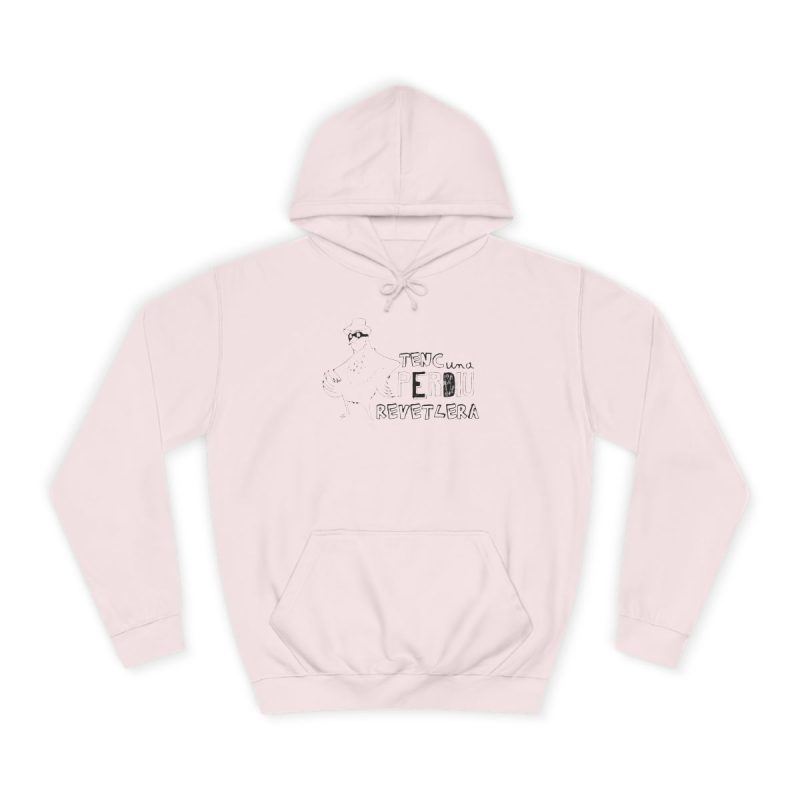 Sudadera universitaria - Rosa bebe - Camiseta «Tenc una perdiu revetlera»