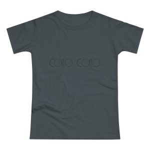 Camiseta mujer punto liso - Gris oscuro - Camiseta «Copeo Copeo»