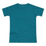 Camiseta mujer punto liso - Azul diva - Camiseta «Copeo Copeo» Camiseta mujer punto liso - Azul diva - Camiseta «Copeo Copeo»