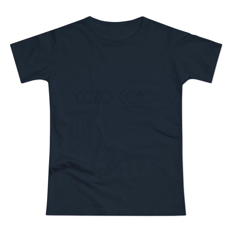 Camiseta mujer punto liso - Azul marino - Camiseta «Copeo Copeo»
