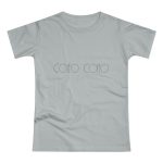 Camiseta mujer punto liso - Gris Pacifico - Camiseta «Copeo Copeo» Camiseta mujer punto liso - Gris Pacifico - Camiseta «Copeo Copeo»