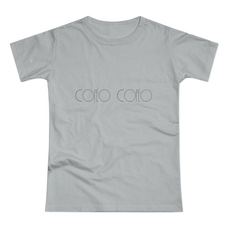 Camiseta mujer punto liso - Gris Pacifico - Camiseta «Copeo Copeo»