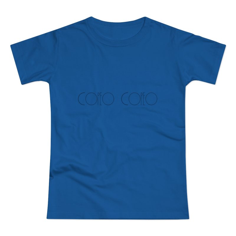 Camiseta mujer punto liso - Azul royal intenso - Camiseta «Copeo Copeo»
