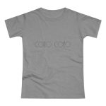 Camiseta mujer punto liso - Gris deportivo jaspeado - Camiseta «Copeo Copeo» Camiseta mujer punto liso - Gris deportivo jaspeado - Camiseta «Copeo Copeo»