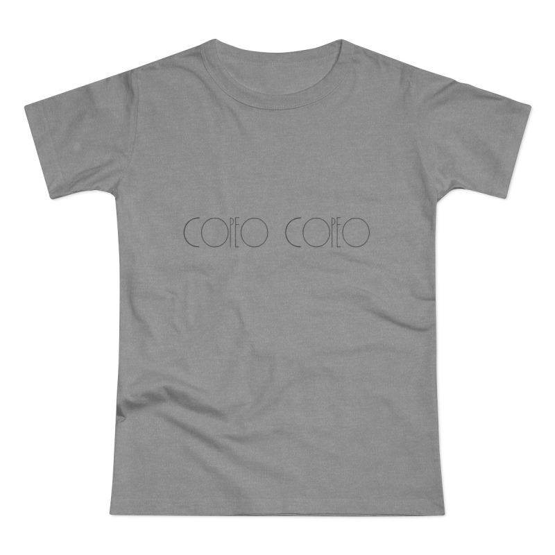 Camiseta mujer punto liso - Gris deportivo jaspeado - Camiseta «Copeo Copeo»