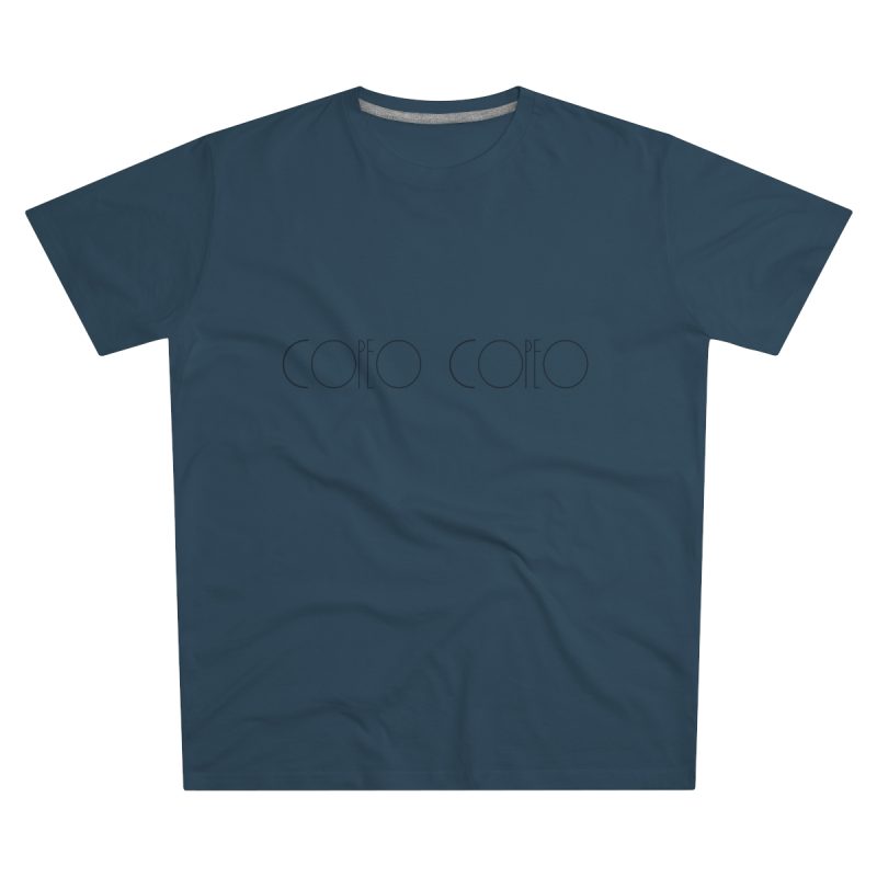Camiseta hombre corte moderno - Azul vaquero - Camiseta «Copeo Copeo»