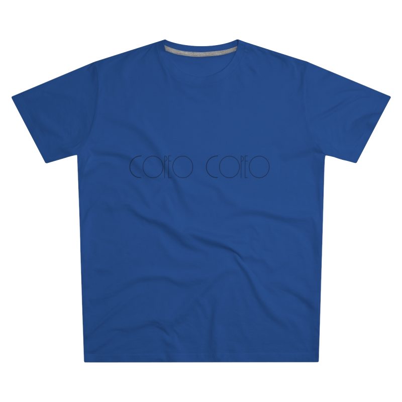 Camiseta hombre corte moderno - Azul royal intenso - Camiseta «Copeo Copeo»