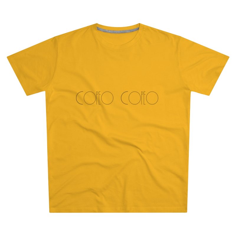 Camiseta hombre corte moderno - Amarillo girasol - Camiseta «Copeo Copeo»