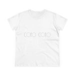 Camiseta mujer algodon medio - Blanco - Camiseta «Copeo Copeo» Camiseta mujer algodon medio - Blanco - Camiseta «Copeo Copeo»