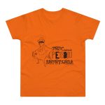 Camiseta hombre punto liso - Naranja - Camiseta «Tenc una perdiu revetlera» Camiseta hombre punto liso - Naranja - Camiseta «Tenc una perdiu revetlera»