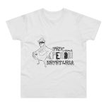 Camiseta hombre punto liso - Blanco - Camiseta «Tenc una perdiu revetlera» Camiseta hombre punto liso - Blanco - Camiseta «Tenc una perdiu revetlera»