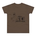 Camiseta hombre punto liso - Marron chocolate - Camiseta «Tenc una perdiu revetlera» Camiseta hombre punto liso - Marron chocolate - Camiseta «Tenc una perdiu revetlera»