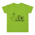Camiseta hombre punto liso - Verde orquidea - Camiseta «Tenc una perdiu revetlera» Camiseta hombre punto liso - Verde orquidea - Camiseta «Tenc una perdiu revetlera»