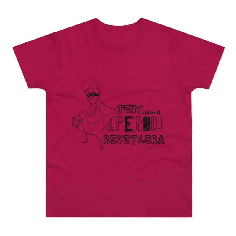 Camiseta hombre punto liso - Sorbete - Camiseta «Tenc una perdiu revetlera»