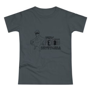 Camiseta mujer punto liso - Gris oscuro - Camiseta «Tenc una perdiu revetlera»