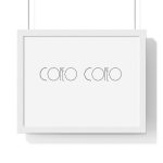 Poster enmarcado horizontal - Blanco - Camiseta «Copeo Copeo»