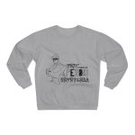 Sudadera cuello redondo premium - Gris jaspeado claro - Camiseta «Tenc una perdiu revetlera»