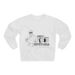 Sudadera cuello redondo premium - Blanco - Camiseta «Tenc una perdiu revetlera»