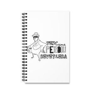 Cuaderno de espiral - Camiseta «Tenc una perdiu revetlera»