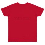 Camiseta punto liso - Rojo profundo - Camiseta «Copeo Copeo» Camiseta punto liso - Rojo profundo - Camiseta «Copeo Copeo»