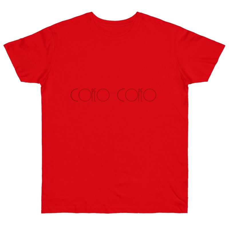 Camiseta punto liso - Rojo fuego - Camiseta «Copeo Copeo»