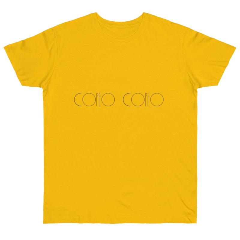 Camiseta punto liso - Amarillo dorado - Camiseta «Copeo Copeo»