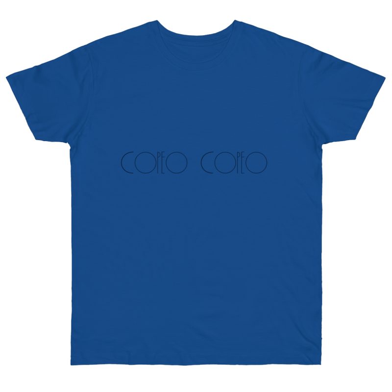 Camiseta punto liso - Azul royal intenso - Camiseta «Copeo Copeo»