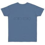Camiseta punto liso - Azul vaquero - Camiseta «Copeo Copeo» Camiseta punto liso - Azul vaquero - Camiseta «Copeo Copeo»