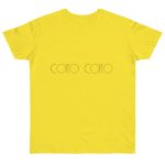 Camiseta punto liso - Amarillo solar - Camiseta «Copeo Copeo» Camiseta punto liso - Amarillo solar - Camiseta «Copeo Copeo»