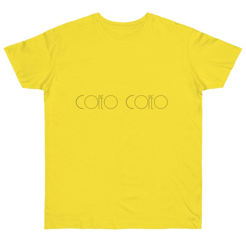 Camiseta punto liso - Amarillo solar - Camiseta «Copeo Copeo»