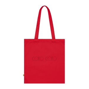 Bolsa de algodon organico - Rojo clasico - Camiseta «Copeo Copeo»